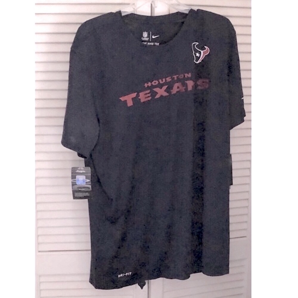 NFL 2017 Nike Houston Texans Unisex Dri Fit T Shirt NWT XL
